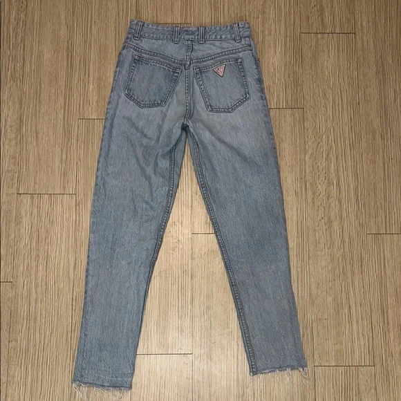 Y2K Guess Vintage Size 29 Classic Blue Denim Jeans - Picture 8 of 10